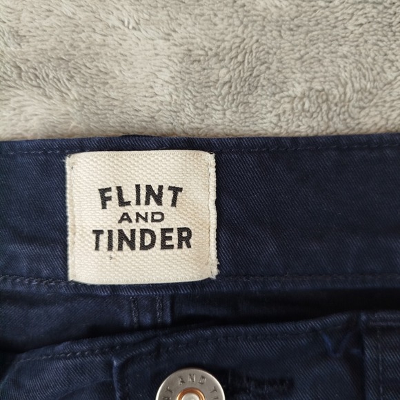 Flint and Tinder Slim Fit Pant Huckberry Men Size 32x30 Chino Khaki Black Preppy - Picture 4 of 14